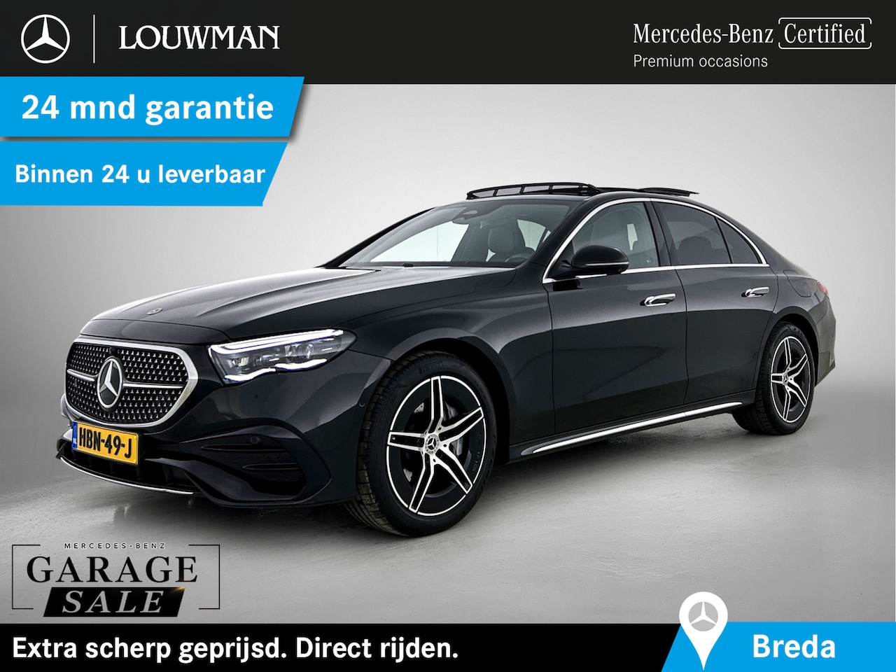 Mercedes-Benz E-klasse - 300 e AMG Line | AMG Line | Panoramadak | Widescreen Dashboard | Burmester® 4D surround so - AutoWereld.nl