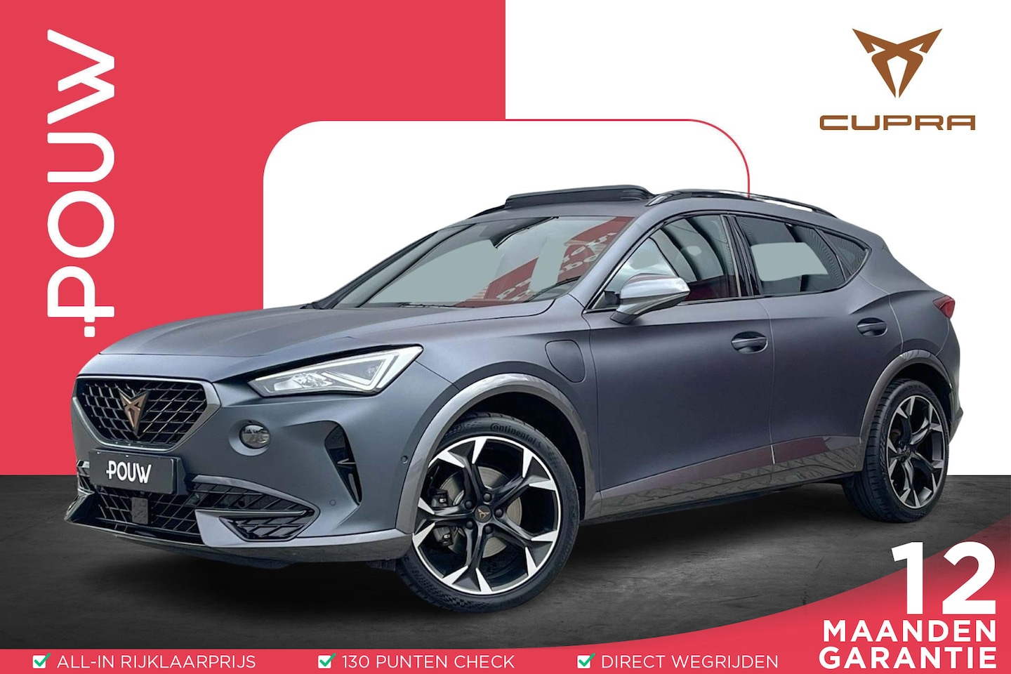 CUPRA Formentor - 1.4 e-Hybrid 204pk Adrenaline | SoH 93% | Panoramadak | Trekhaak - AutoWereld.nl