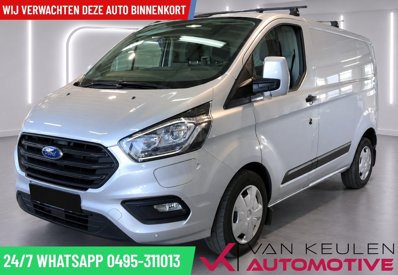 Ford Transit Custom - 1.0 PHEV l Marge! l Cruise l Carplay l - AutoWereld.nl