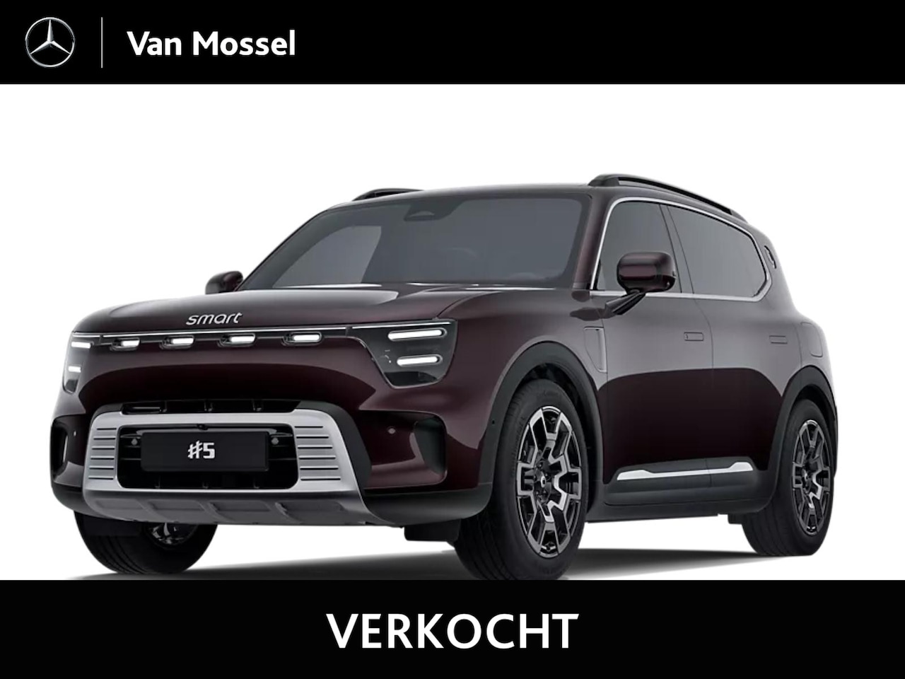 Smart #5 - Pulse /Halo panoramisch dak / 20" Helix/ Offroad rijmodus / DC-opladen 400 kW / 360°-camer - AutoWereld.nl