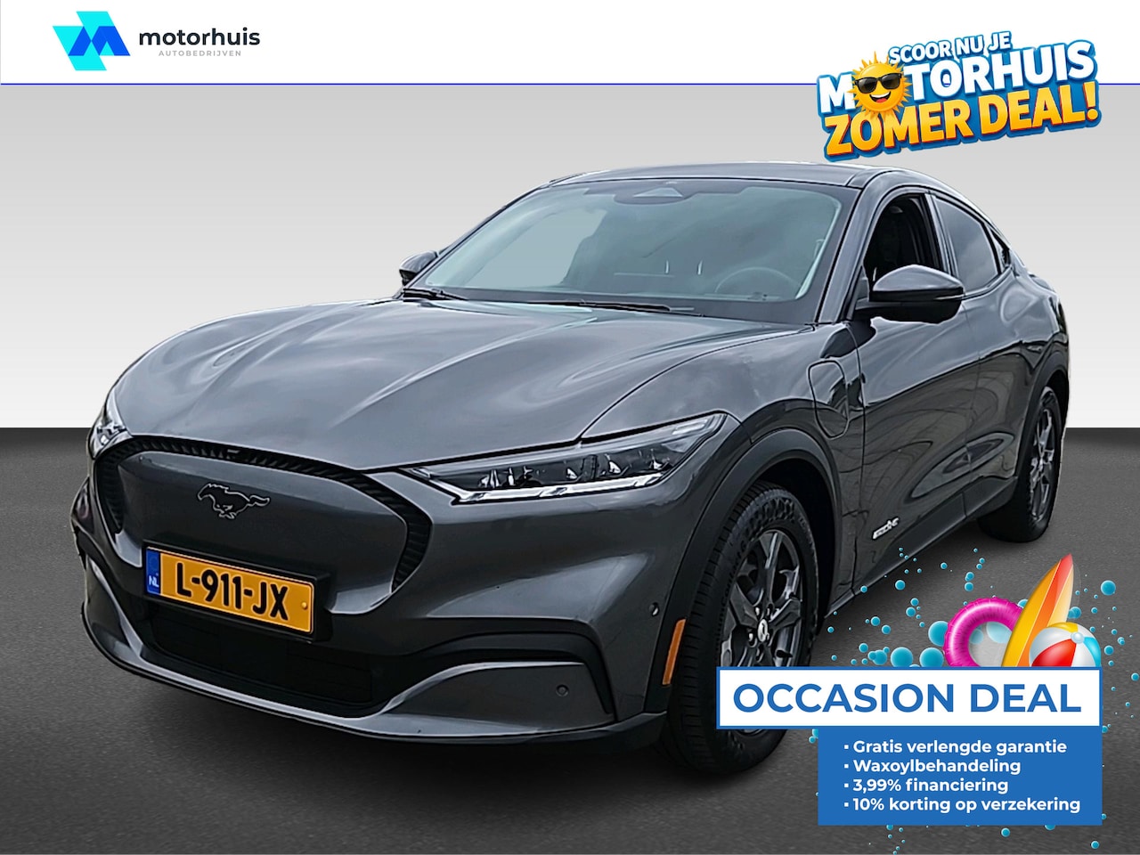 Ford Mustang Mach-E - RWD 75 kWh | 12.4 inch dashboard en 15.5 inch Touch screen midden op dashboard | Achteruit - AutoWereld.nl