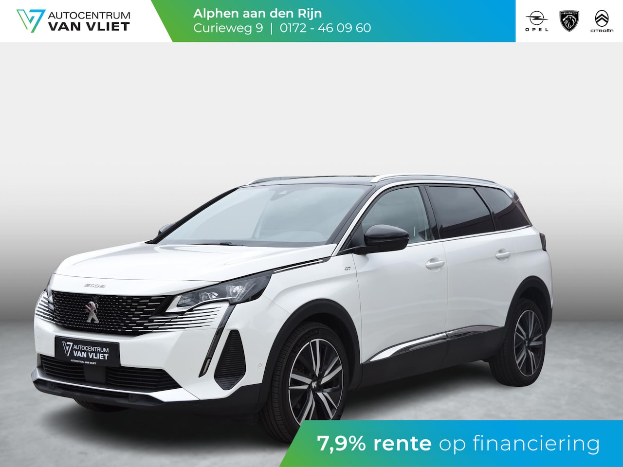 Peugeot 5008 - 1.2 PureTech GT Pack 7P l Focal l Elektrische achterklep l adaptief cruise control - AutoWereld.nl