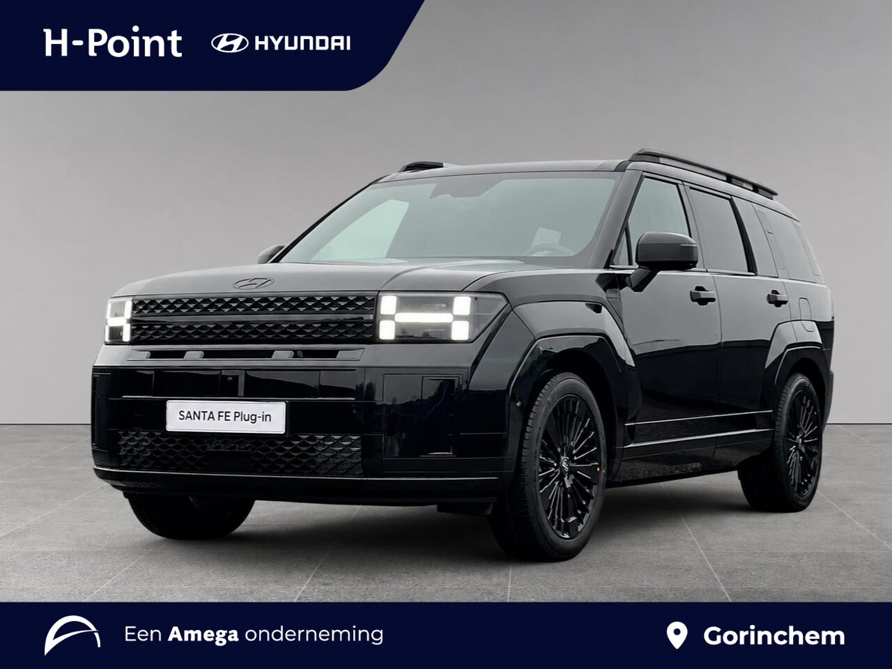 Hyundai Santa Fe - Black Line 1.6 T-GDI PHEV 4WD | 6-PERSOONS | LEDER INCL. MEMORY | BLACK PACK | BLIND-SPOT - AutoWereld.nl