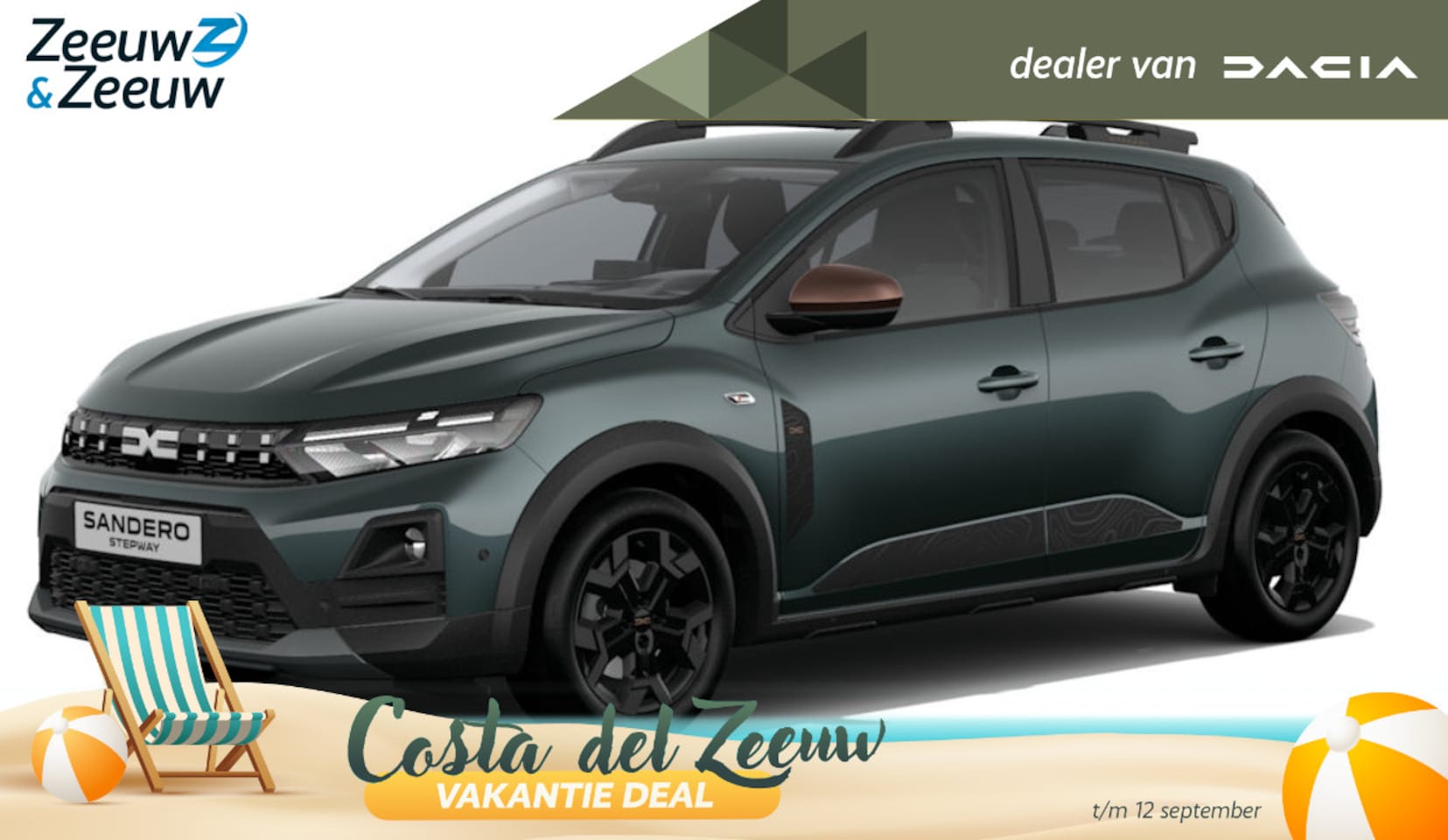 Dacia Sandero Stepway - (Zeeuw & Zeeuw Private Lease Actie v.a. € 435,-) Eco-G 120 automaat Extreme | Wij maken gr - AutoWereld.nl
