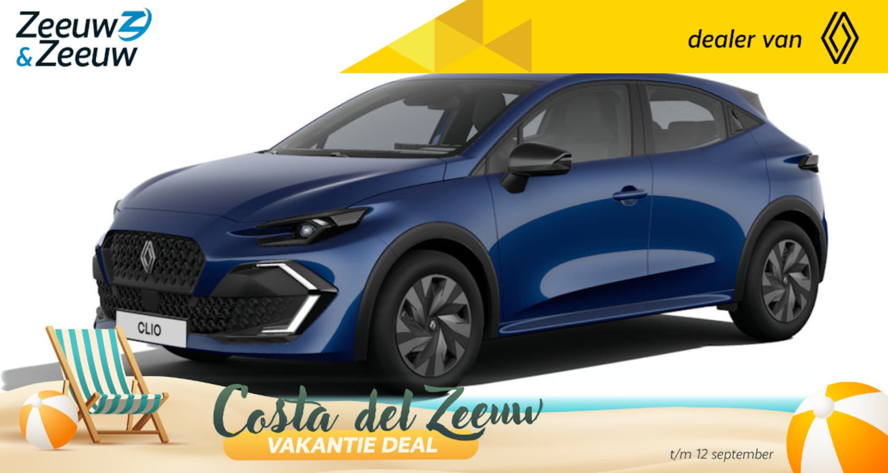 Renault Clio - (Zeeuw & Zeeuw Private Lease Actie v.a. €398) Hybrid 160 Evolution | Wij maken graag een P - AutoWereld.nl