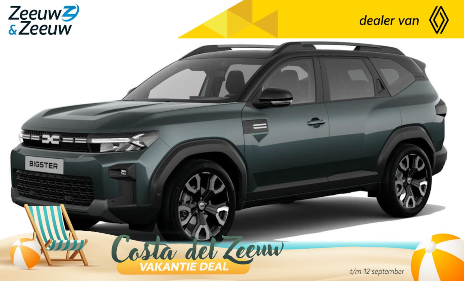 Dacia Bigster - (Zeeuw & Zeeuw Private Lease Actie v.a. € 572,-) Hybrid 155 Limited | Wij maken graag een - AutoWereld.nl