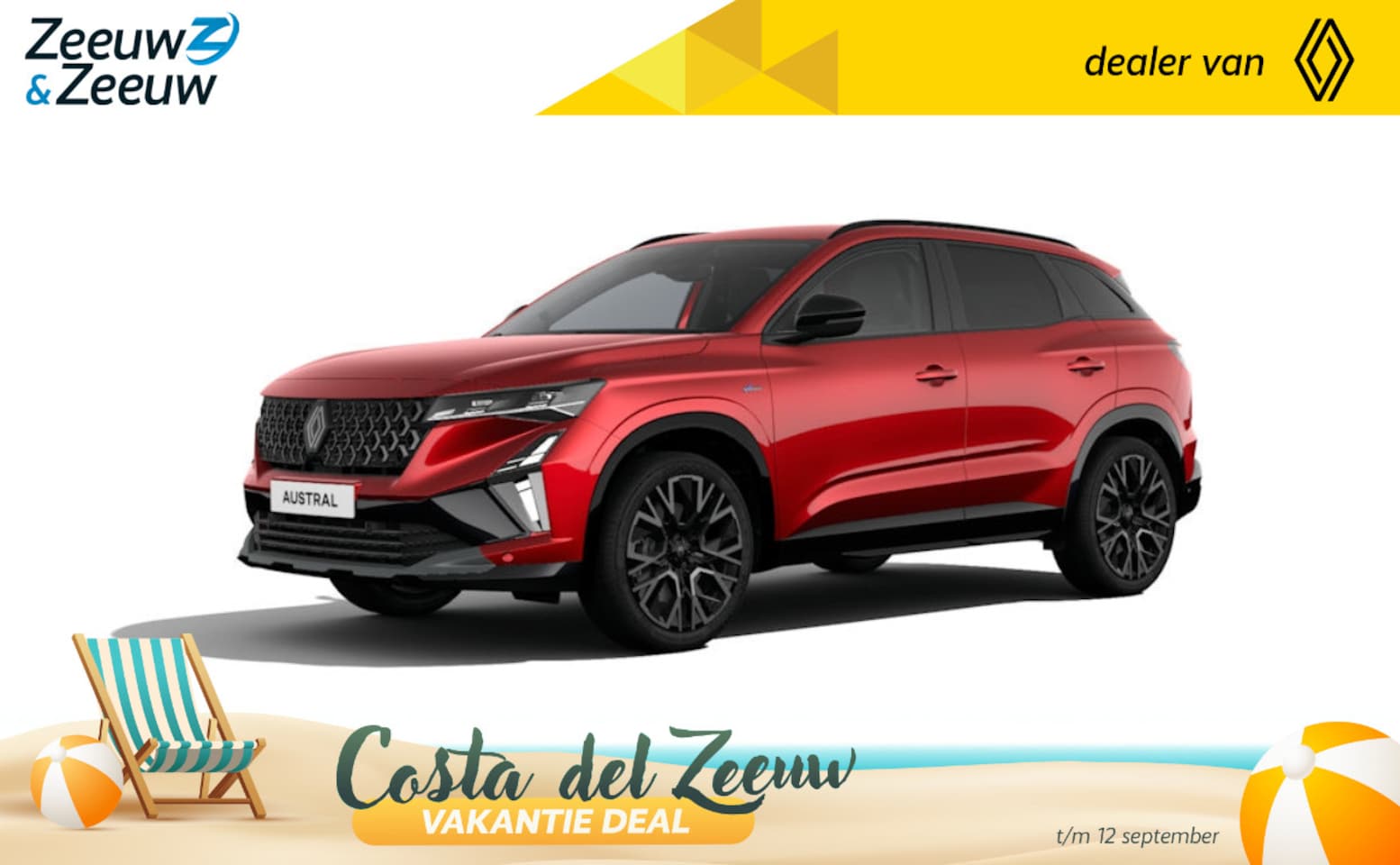 Renault Austral - (Zeeuw & Zeeuw Private Lease Actie v.a. € 644,-) E-Tech full hybrid 200 Esprit Alpine | Wi - AutoWereld.nl