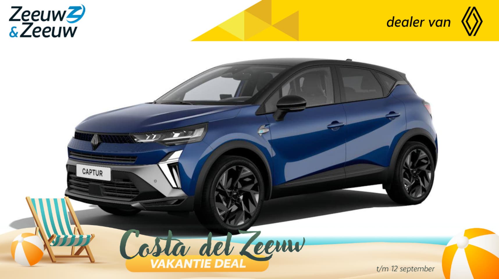Renault Captur - (Zeeuw & Zeeuw Private Lease Actie v.a. € 519,-) E-Tech full hybrid 160 esprit Alpine | Wi - AutoWereld.nl