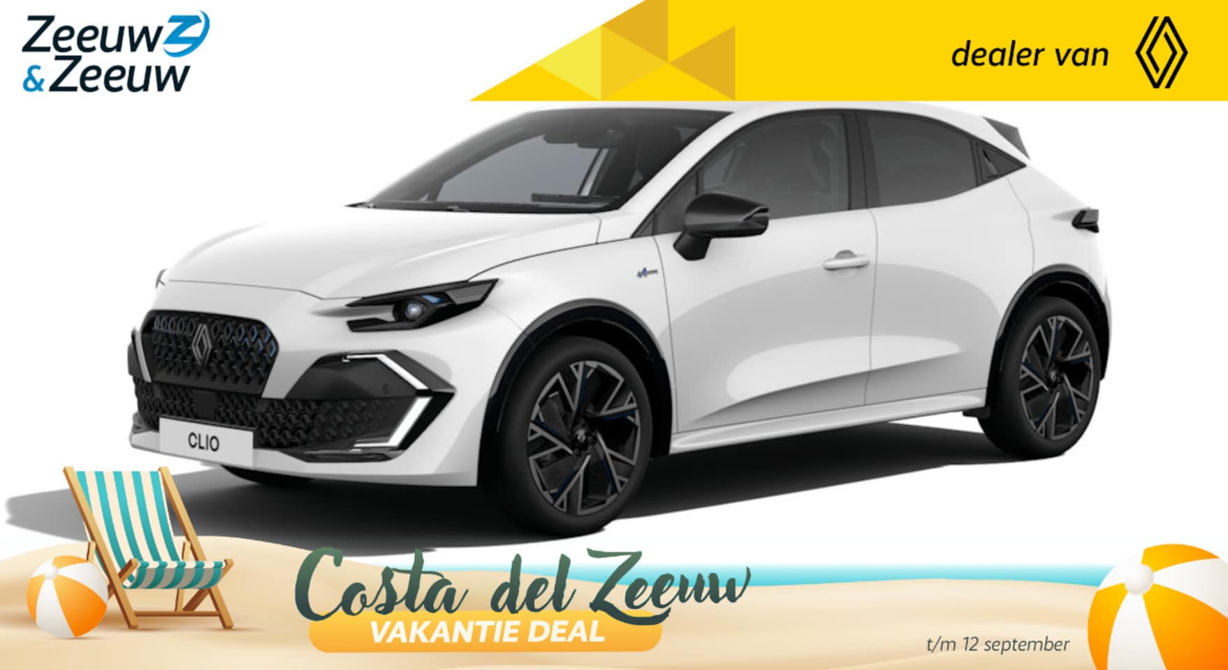 Renault Clio - (Zeeuw & Zeeuw Private Lease Actie v.a. € 473,-) Hybrid 160 esprit Alpine | Wij maken graa - AutoWereld.nl