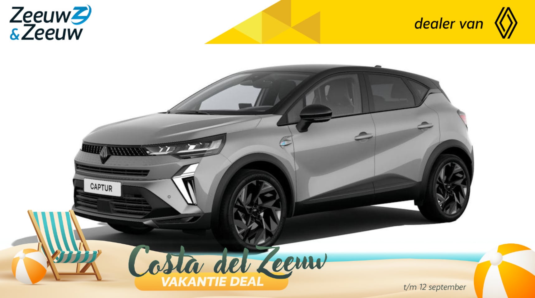 Renault Captur - (Zeeuw & Zeeuw Private Lease Actie v.a. € 519,-) E-Tech full hybrid 160 esprit Alpine | Wi - AutoWereld.nl