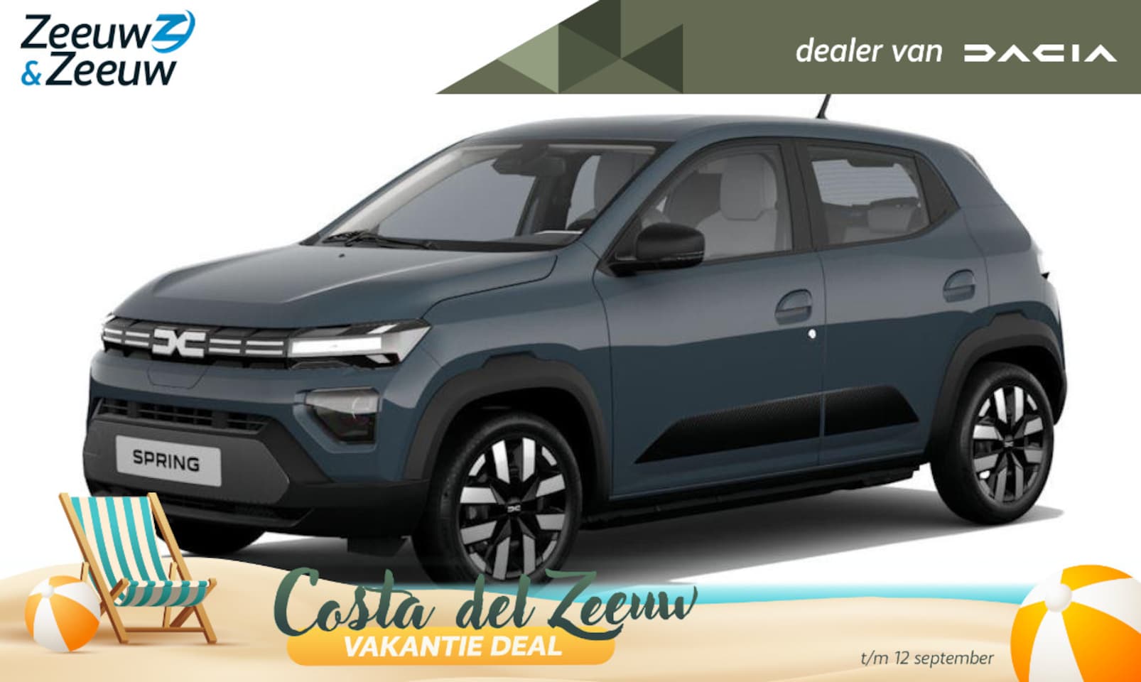 Dacia Spring - (Zeeuw & Zeeuw Private Lease Actie v.a. € 313,-) Expression 70 | Wij maken graag een Priva - AutoWereld.nl