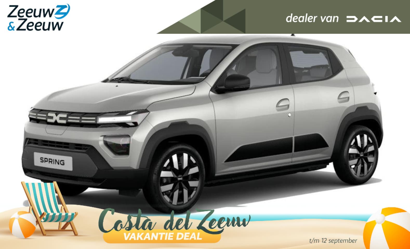 Dacia Spring - Expression 70 | inclusief gratis 7 jaar garantie tot 140.000km | Financier vanaf 2,9 % ren - AutoWereld.nl