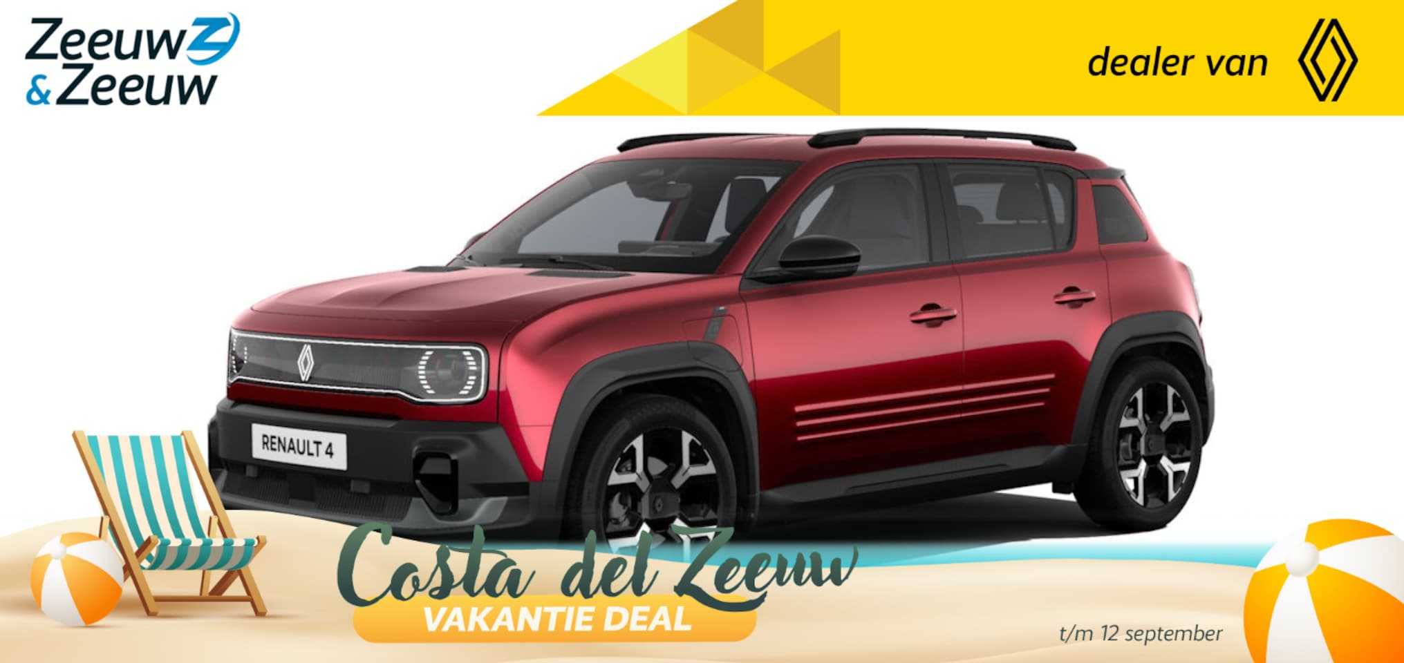 Renault 4 - Techno comfort range | Profiteer nu van €1800,- Zeeuw & Zeeuw voorraadkorting | NU met GRA - AutoWereld.nl