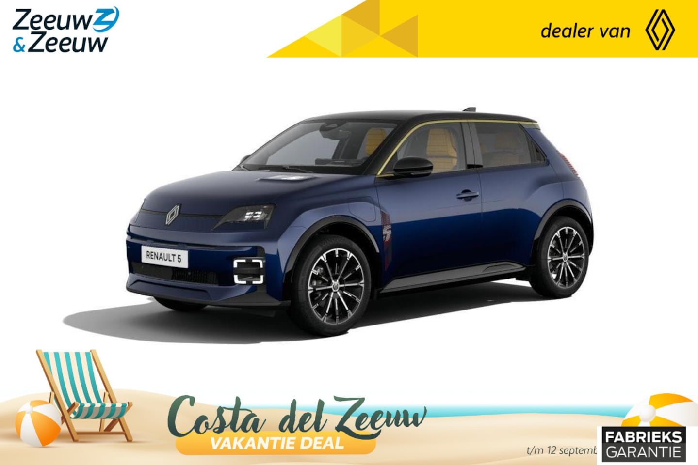 Renault 5 - (Z&Z Renault Private Lease actie vanaf €486,-) Urban Range Iconic Cinq 40 kWh | Auto van h - AutoWereld.nl
