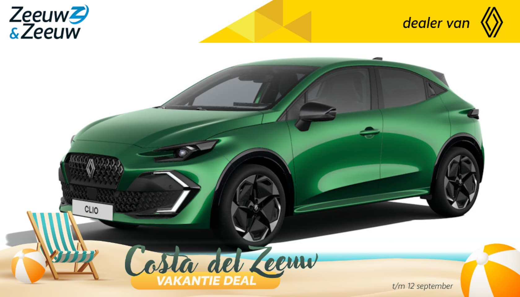 Renault Clio - (Zeeuw & Zeeuw Private Lease Actie v.a. € 450,-) Hybrid 160 techno | Wij maken graag een P - AutoWereld.nl