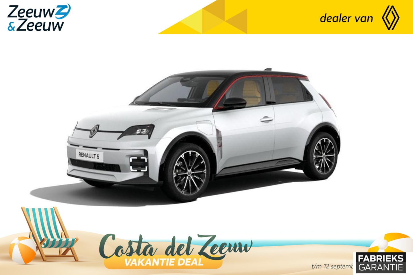 Renault 5 - (Z&Z Renault Private Lease actie vanaf €486,-) urban range iconic cinq 40 kWh | Auto van h - AutoWereld.nl