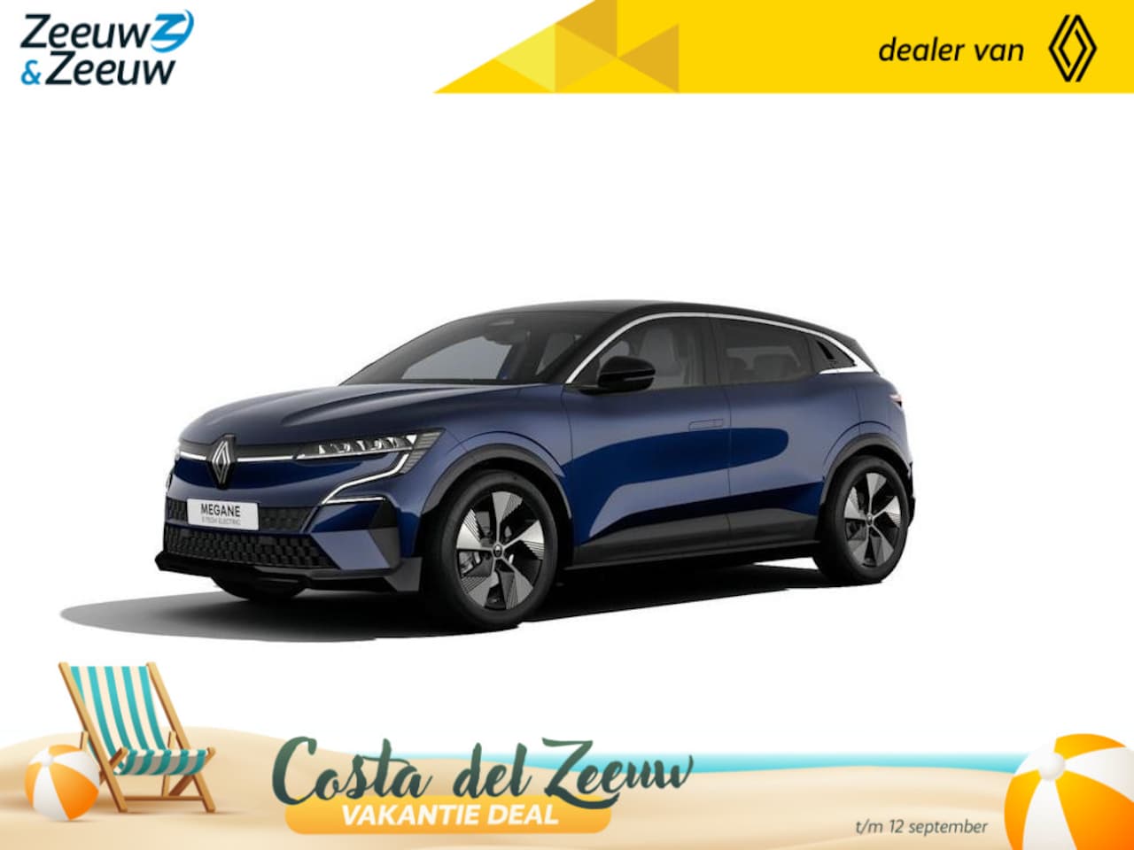 Renault Mégane E-Tech - (Zeeuw & Zeeuw Private Lease Actie v.a. € 532,-) techno 220 pk comfort range MY25 | Wij ma - AutoWereld.nl