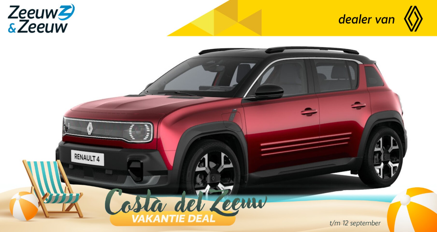 Renault 4 - Techno comfort range | Profiteer nu van €1.800,- Zeeuw & Zeeuw voorraadkorting | NU met GR - AutoWereld.nl