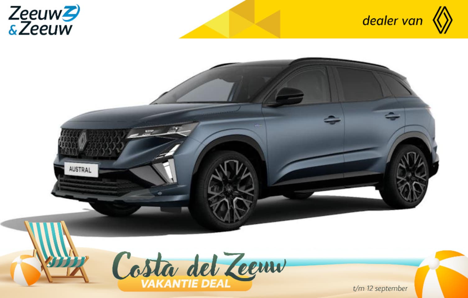 Renault Austral - (zeeuw & Zeeuw Private Lease Actie v.a. € 644,-) E-Tech full hybrid 200 Esprit Alpine | Wi - AutoWereld.nl