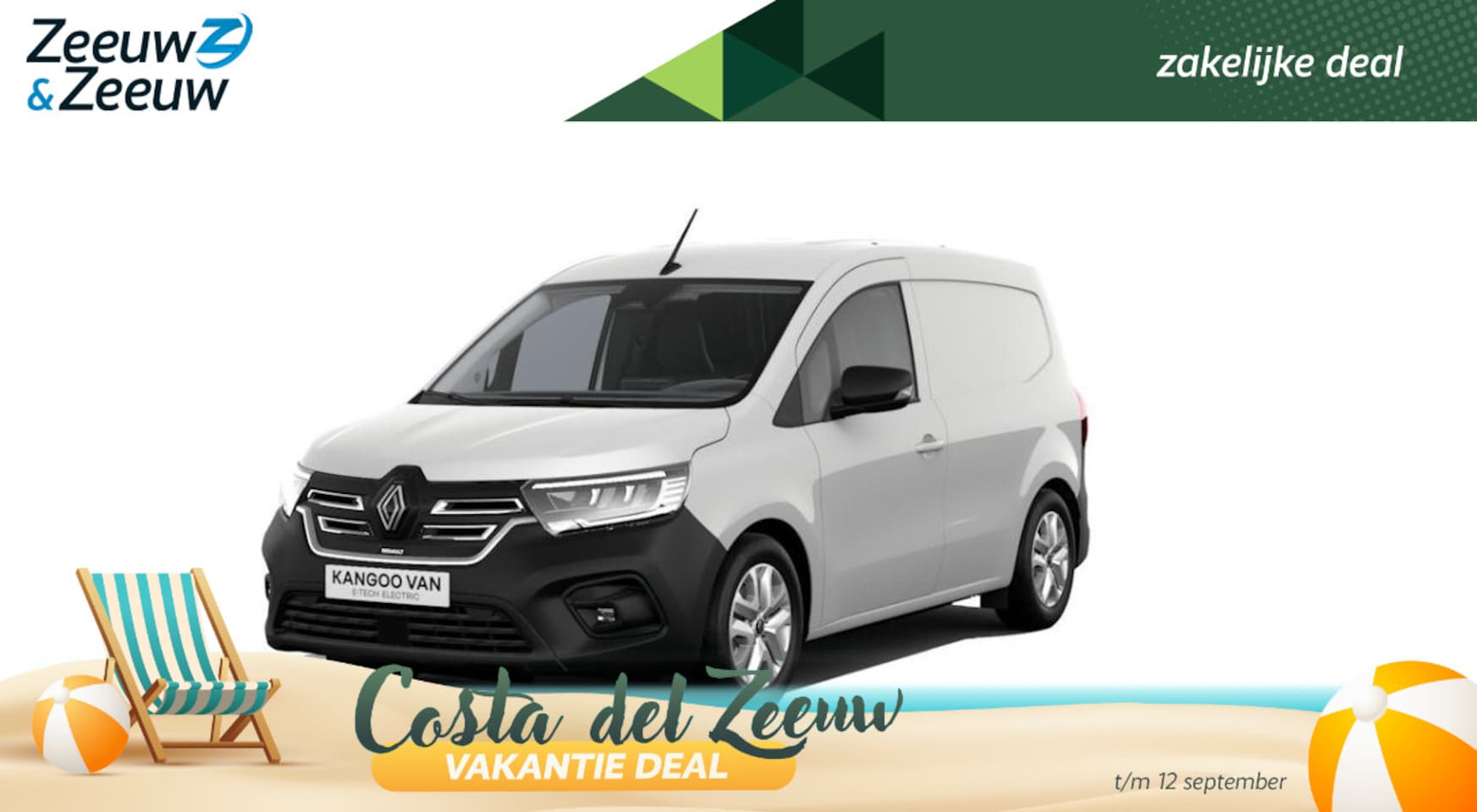 Renault Kangoo E-Tech - Advance L1 22kWh | Nu leverbaar met maar 12% Zeeuw & Zeeuw actiekorting | - AutoWereld.nl