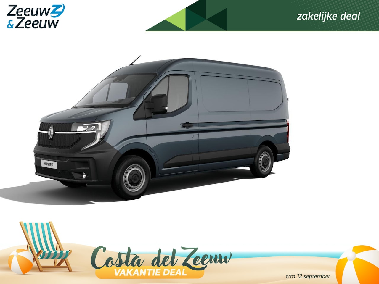 Renault Master E-Tech - T35 L2H2 Advance long range 87 kWh | Nu leverbaar met maar liefst 12% Zeeuw & Zeeuw actiek - AutoWereld.nl