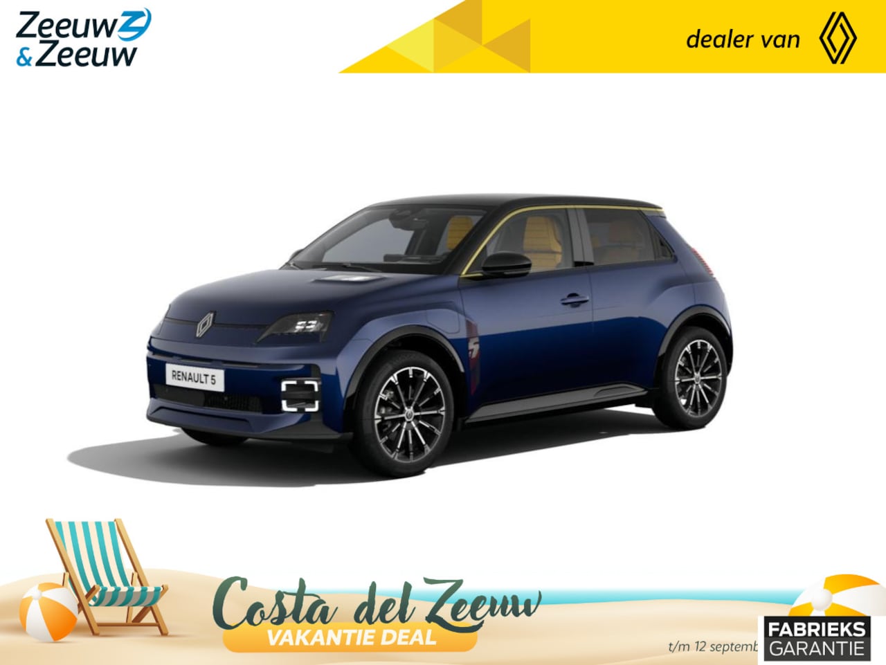 Renault 5 - urban range iconic cinq 40 kWh | NU met €1.800,- Zeeuw & Zeeuw voorraadkorting en met GRAT - AutoWereld.nl