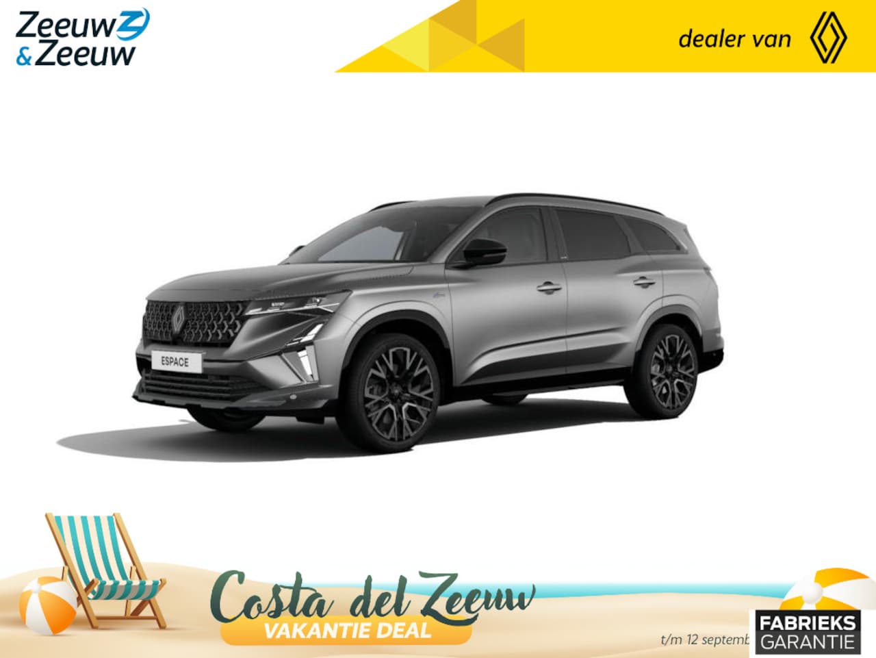 Renault Espace - E-Tech full hybrid 200 esprit Alpine 7p. Nieuw model | NU met € 3000,- Zeeuw & Zeeuw voorr - AutoWereld.nl