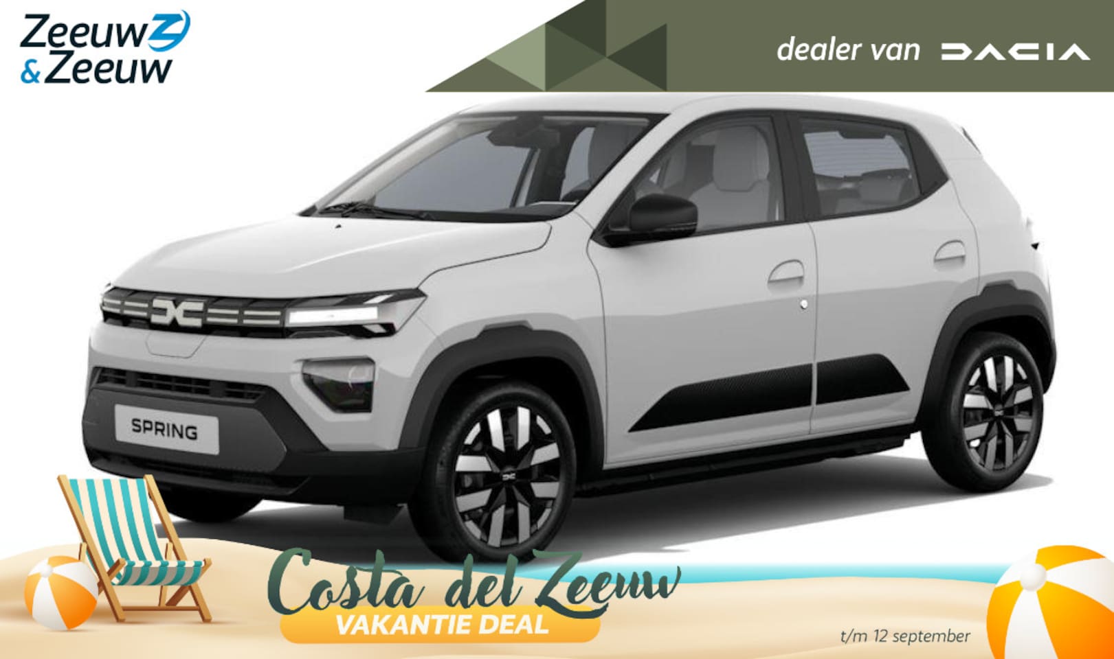 Dacia Spring - (Zeeuw & Zeeuw Private Lease Actie v.a. €313,-) Expression 70 | Wij maken graag een Privat - AutoWereld.nl