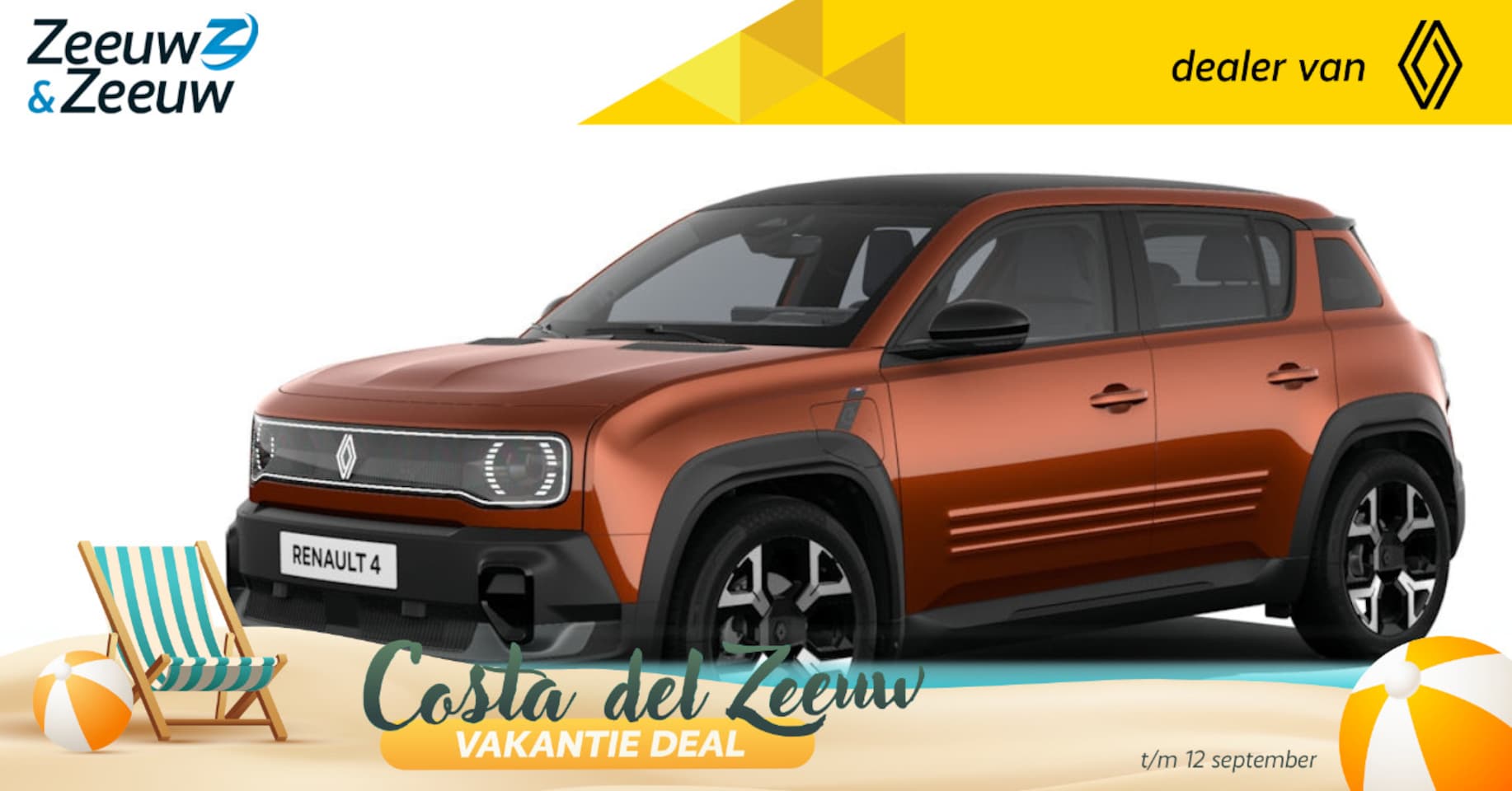 Renault 4 - comfort range techno canvas dak 52 kWh | Profiteer nu van €1.800,- Zeeuw & Zeeuw voorraadk - AutoWereld.nl