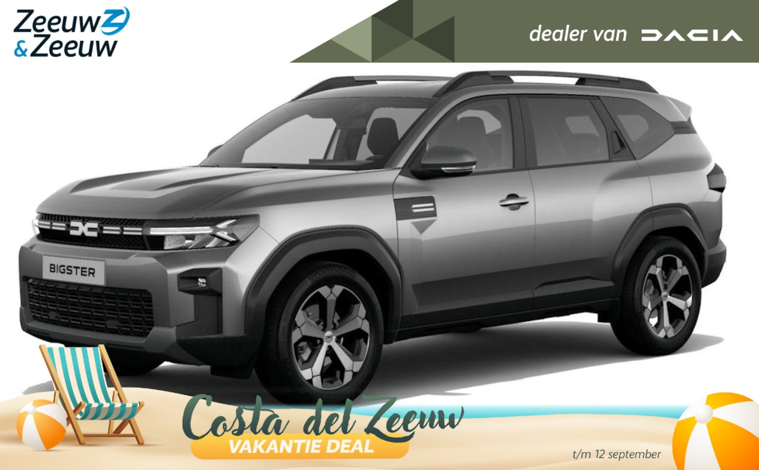 Dacia Bigster - (Zeeuw & Zeeuw Private Lease Actie v.a. € 566,-) Hybrid 155 Journey | Wij maken graag een - AutoWereld.nl
