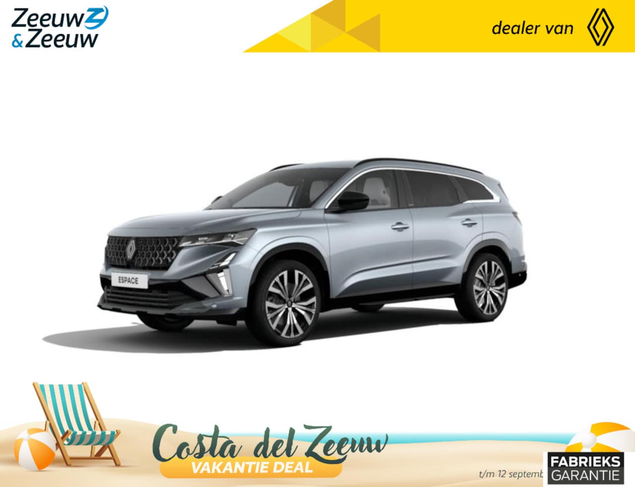 Renault Espace - E-Tech full hybrid 200 iconic 7p. Nieuw model | NU met € 3000,- Zeeuw en Zeeuw voorraadkor - AutoWereld.nl