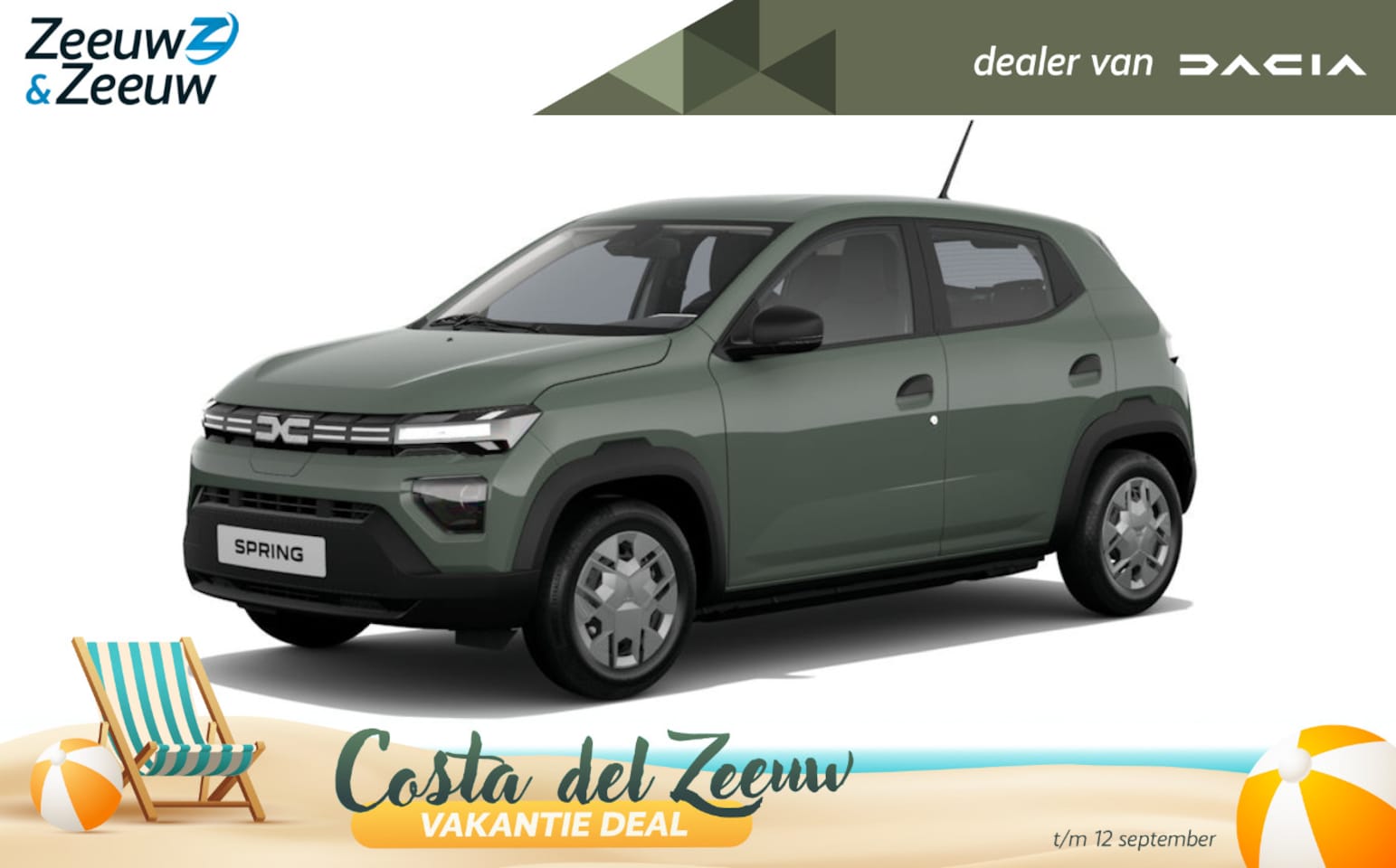 Dacia Spring - (Zeeuw & Zeeuw Private Lease Actie v.a. € 291,-) Essential 70 | Wij maken graag een Privat - AutoWereld.nl