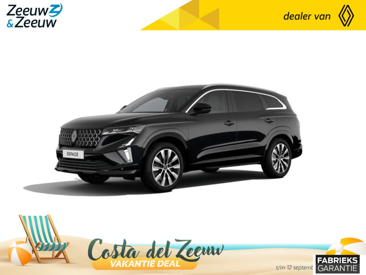 Renault Espace - E-Tech full hybrid 200 techno 5p. Nieuw Model | Nu met €3000,- Zeeuw & Zeeuw voorraadkorti - AutoWereld.nl
