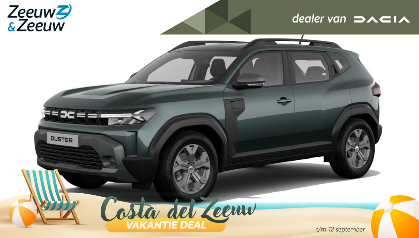 Dacia Duster - (Zeeuw&Zeeuw Private Lease Actie v.a. € 504,-) hybrid 155 expression | Wij maken graag een - AutoWereld.nl