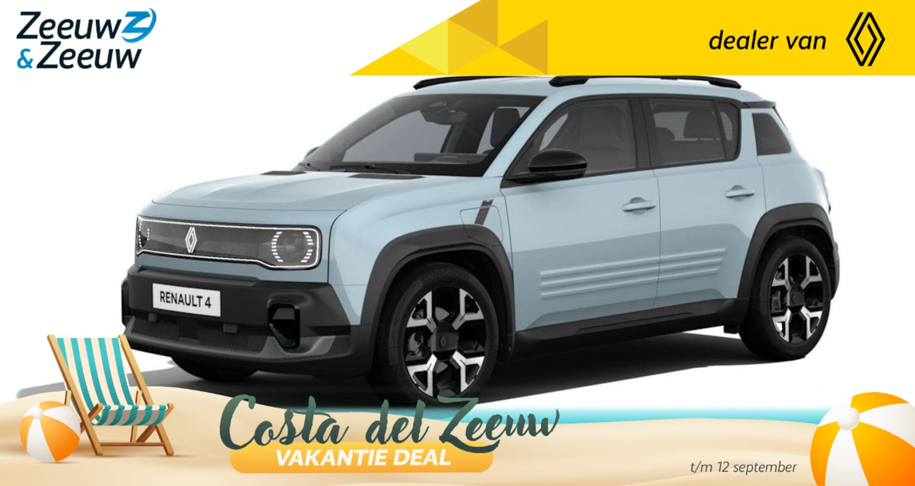 Renault 4 - (Zeeuw & Zeeuw Private Lease Actie v.a. € 542,-) Techno comfort range | Wij maken graag ee - AutoWereld.nl