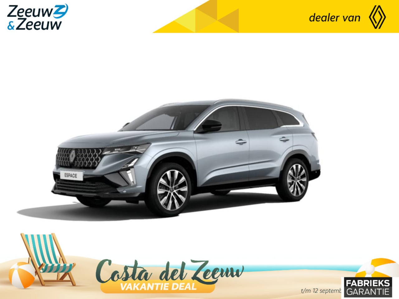 Renault Espace - E-Tech full hybrid 200 techno 5p. Nieuw model | NU met € 3000,- Zeeuw & Zeeuw voorraadkort - AutoWereld.nl