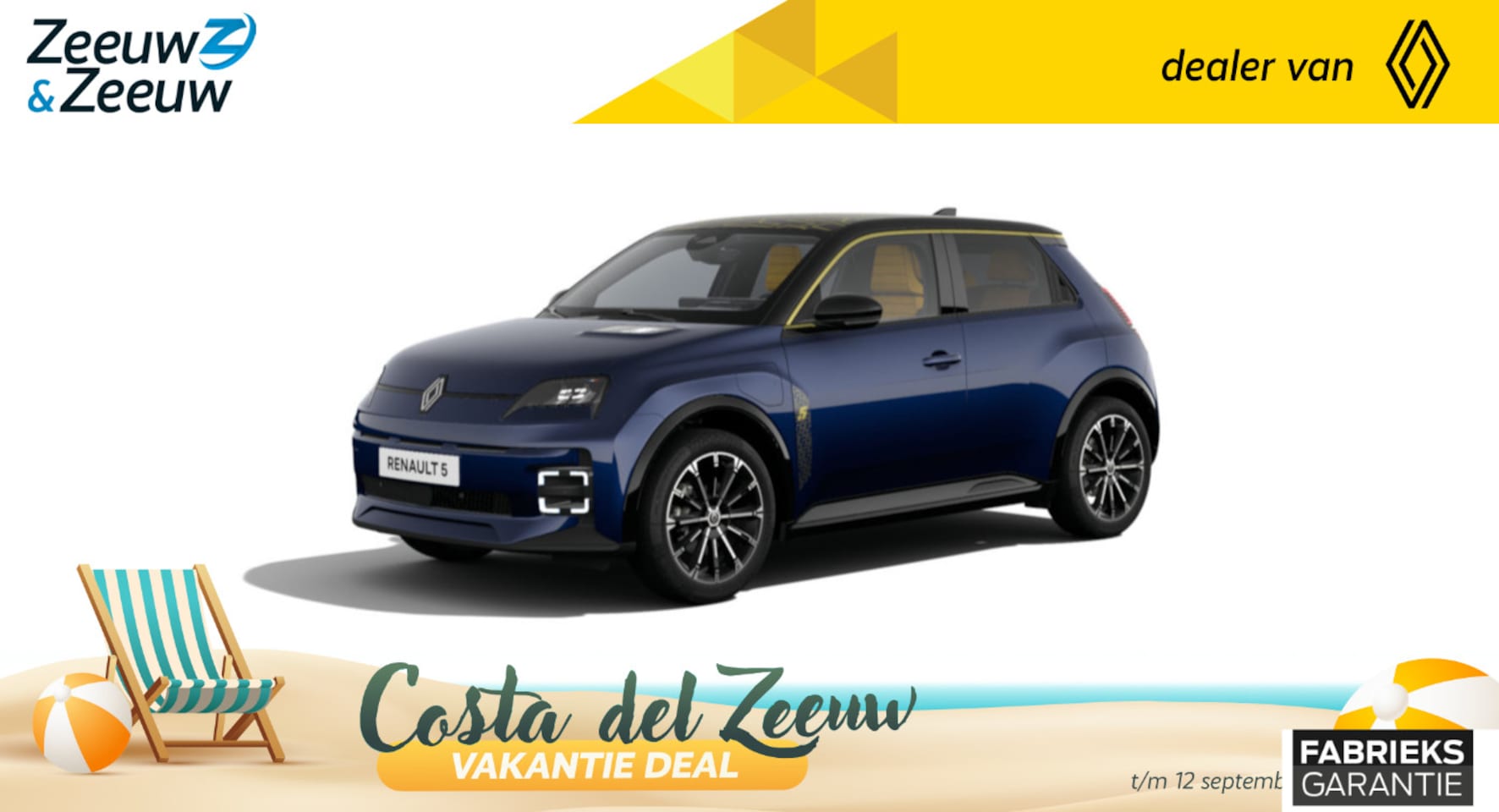 Renault 5 - Comfort Range Iconic cinq | NU met €1.800,- Zeeuw & Zeeuw voorraadkorting en met GRATIS 5 - AutoWereld.nl