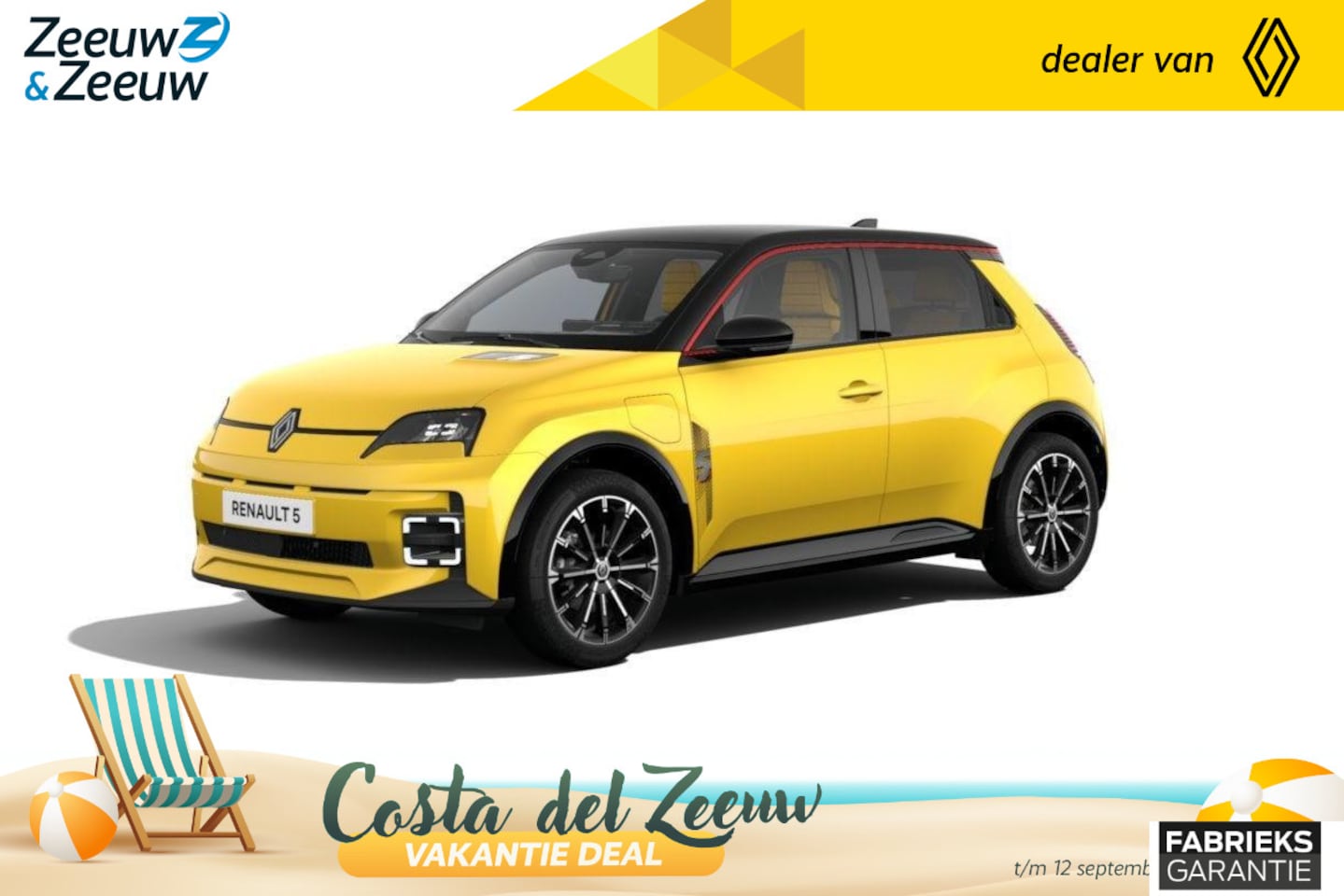 Renault 5 - (Z&Z Renault Private Lease actie vanaf € 486,-) urban range iconic cinq 40 kWh | Auto van - AutoWereld.nl