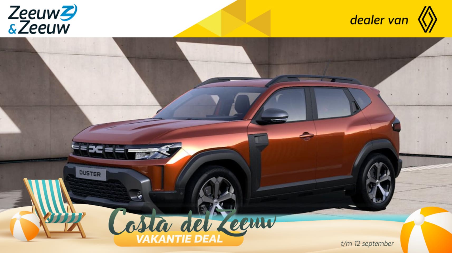 Dacia Duster - Journey mild Hybrid 130 | Nu uit voorraad leverbaar met € 2.000,- Zeeuw & Zeeuw voorraadko - AutoWereld.nl