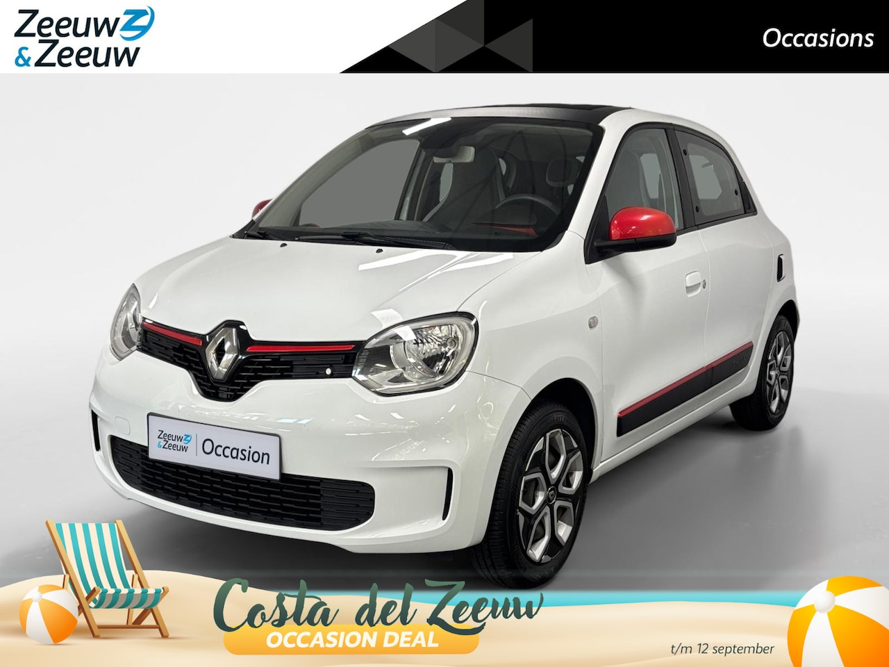 Renault Twingo - 1.0 SCe Collection AIRCO CABRIODAK HOGE INSTAP 5 DEURS ELECTRISCHE RAMEN BLUETOOTH ZEER MO - AutoWereld.nl