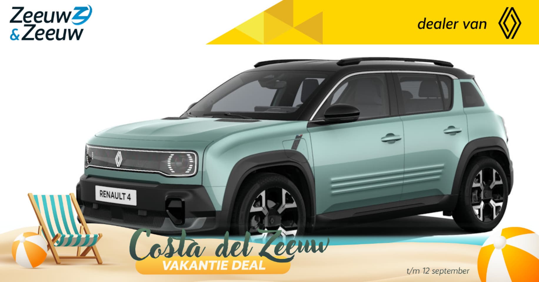 Renault 4 - Techno comfort range | Profiteer nu van €4.500,- Zeeuw & Zeeuw voorraadkorting | NU met GR - AutoWereld.nl