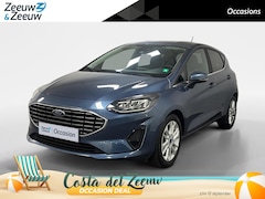 Ford Fiesta - 1.0 EcoBoost Hybrid Titanium NAVI AIRCO CAMERA CRUISE CONTROLE STOELVERWARMING LM VELGEN A