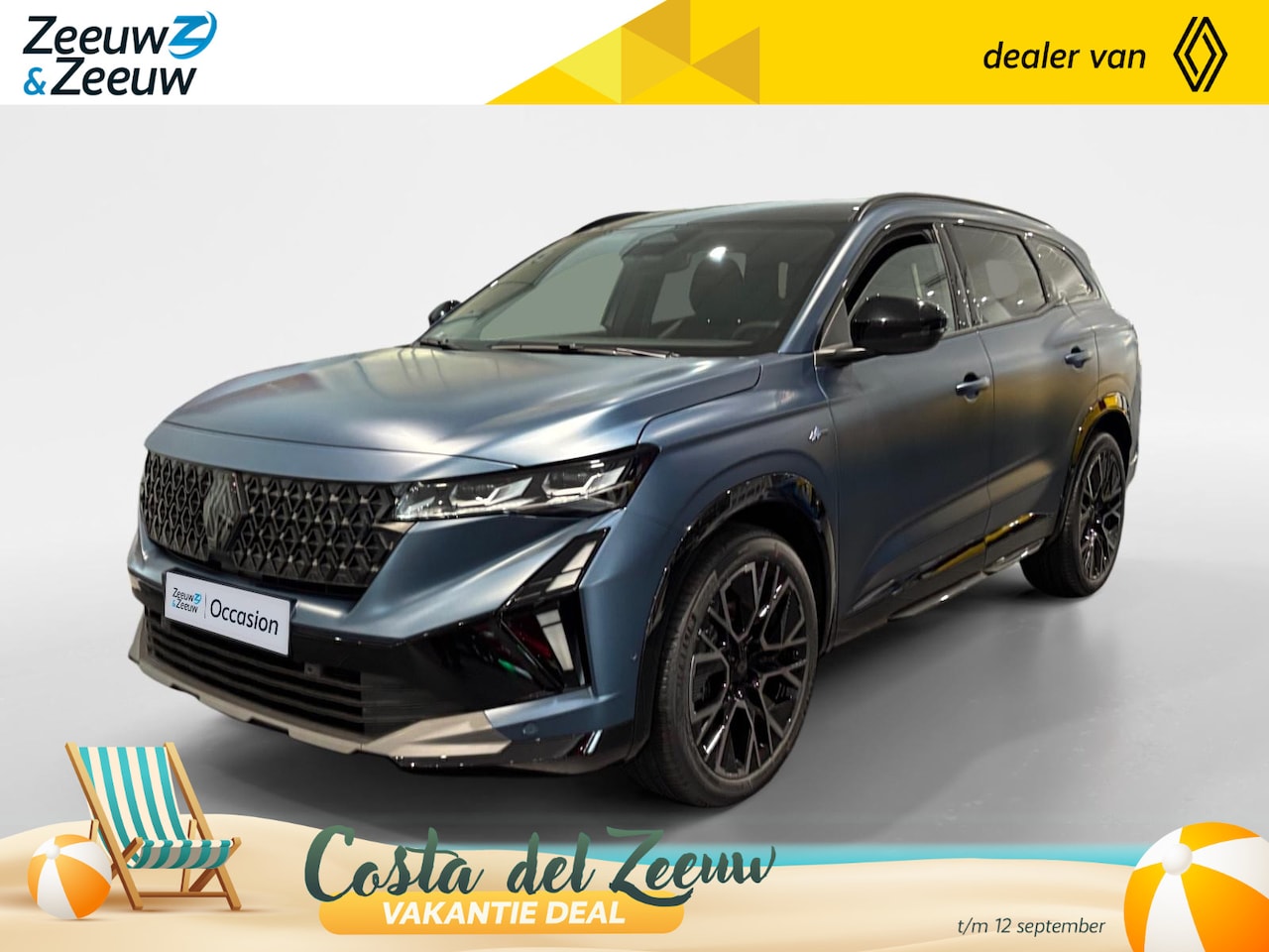Renault Espace - E-Tech full hybrid 200 esprit Alpine 5p. Nu uit voorraad leverbaar! | Matte kleur | Kom na - AutoWereld.nl