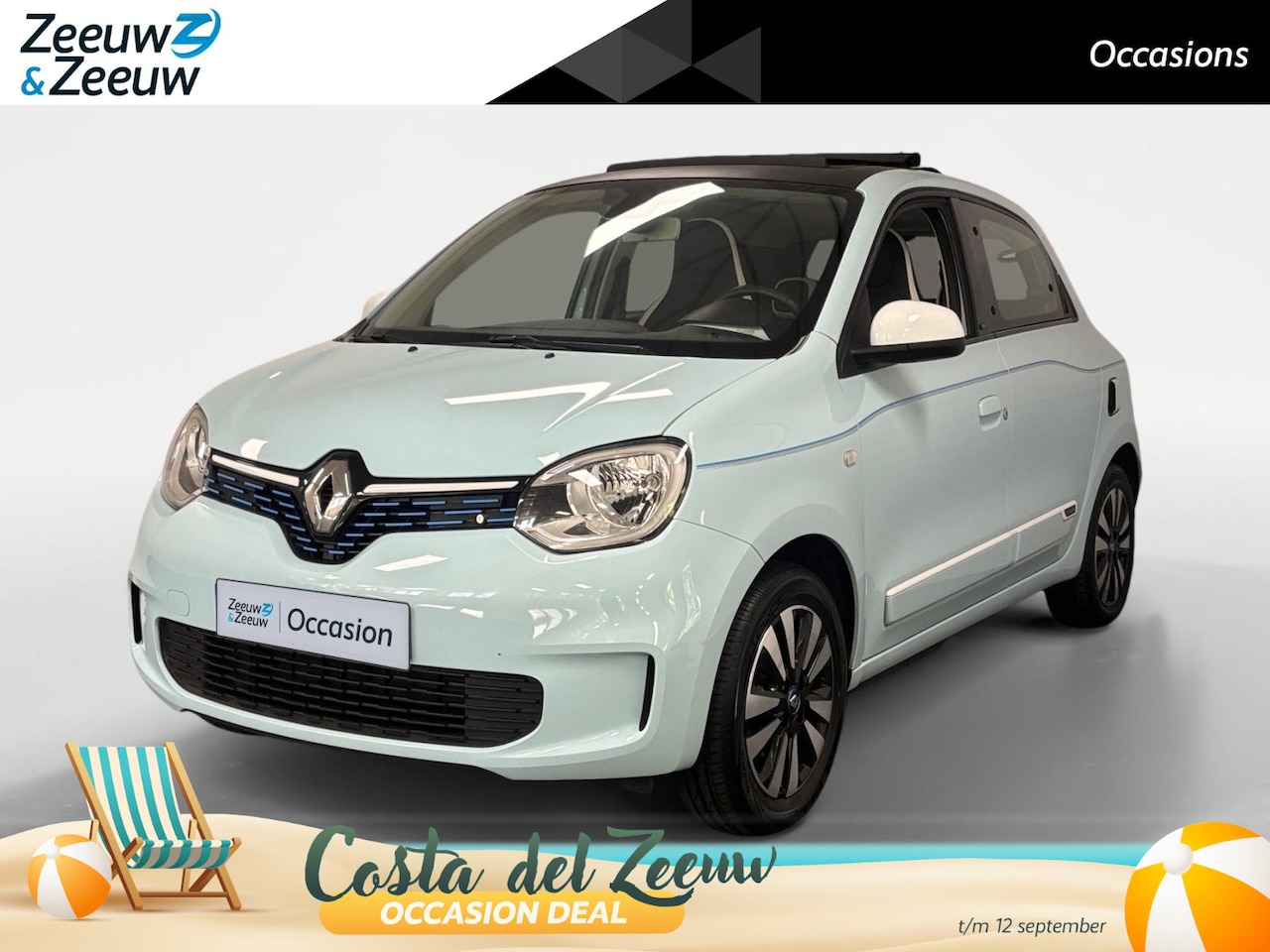 Renault Twingo Z.E. - R80 Intens AUTOMAAT NAVI AIRCO CAMERA APPLE CARPLAY ANDROID AUTO CABRIO VOUWDAK LM VELGEN - AutoWereld.nl