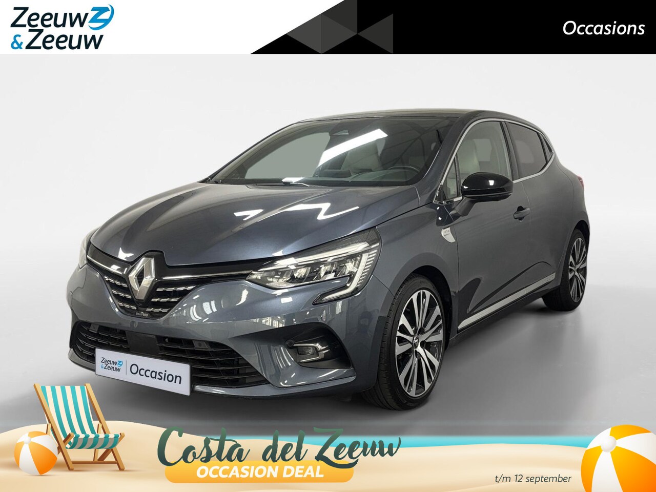 Renault Clio - 1.0 TCe Initiale Paris NAVI AIRCO 360CAMERA BOSE SPEAKERS STOELVERWARMING LEER CRUISE CONT - AutoWereld.nl