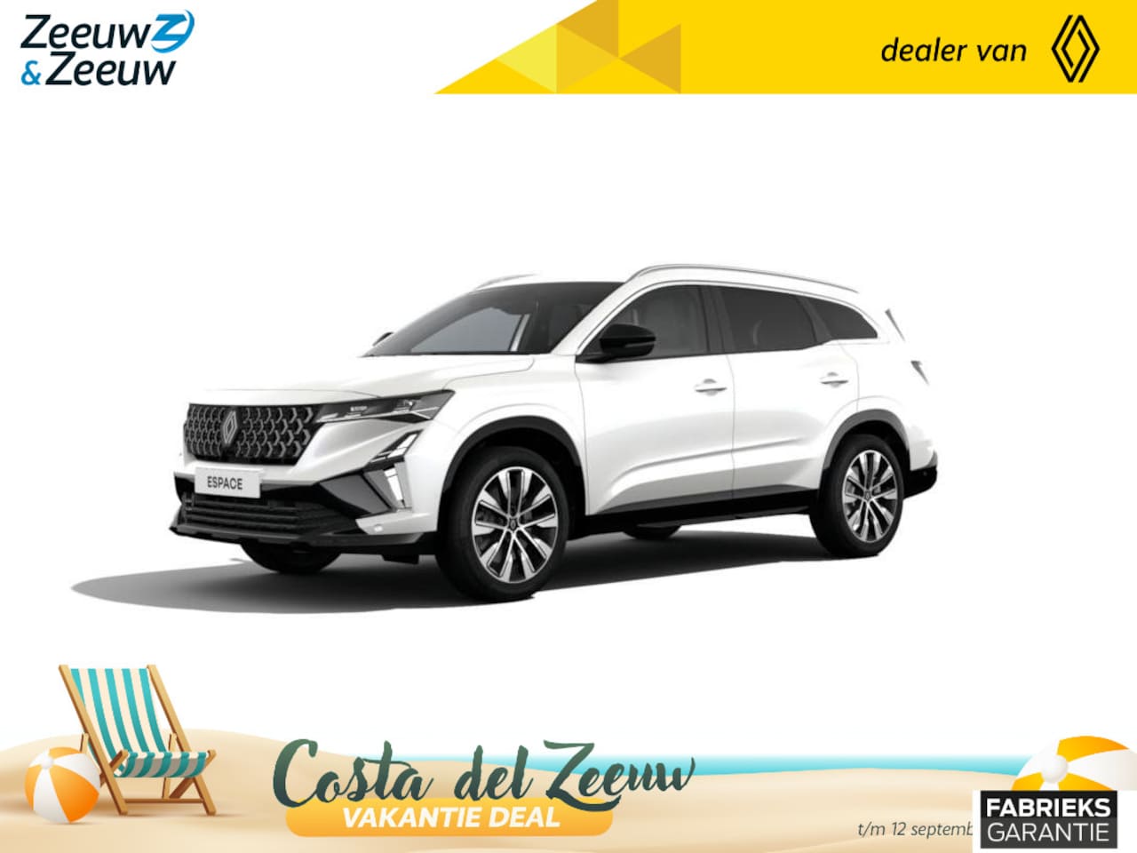 Renault Espace - E-Tech full hybrid 200 techno 7p. Nieuw model | Nu met € 3000,- Zeeuw & Zeeuw voorraadkort - AutoWereld.nl