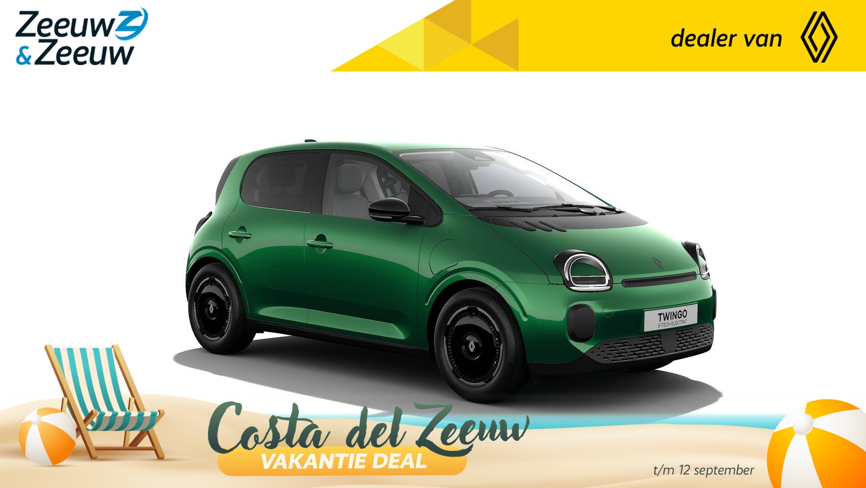 Renault Twingo - urban range techno 27.5 kWh | NU TE BESTELLEN MET €500,- INTRODUCTIEVOORDEEL!!! NU MET Zee - AutoWereld.nl