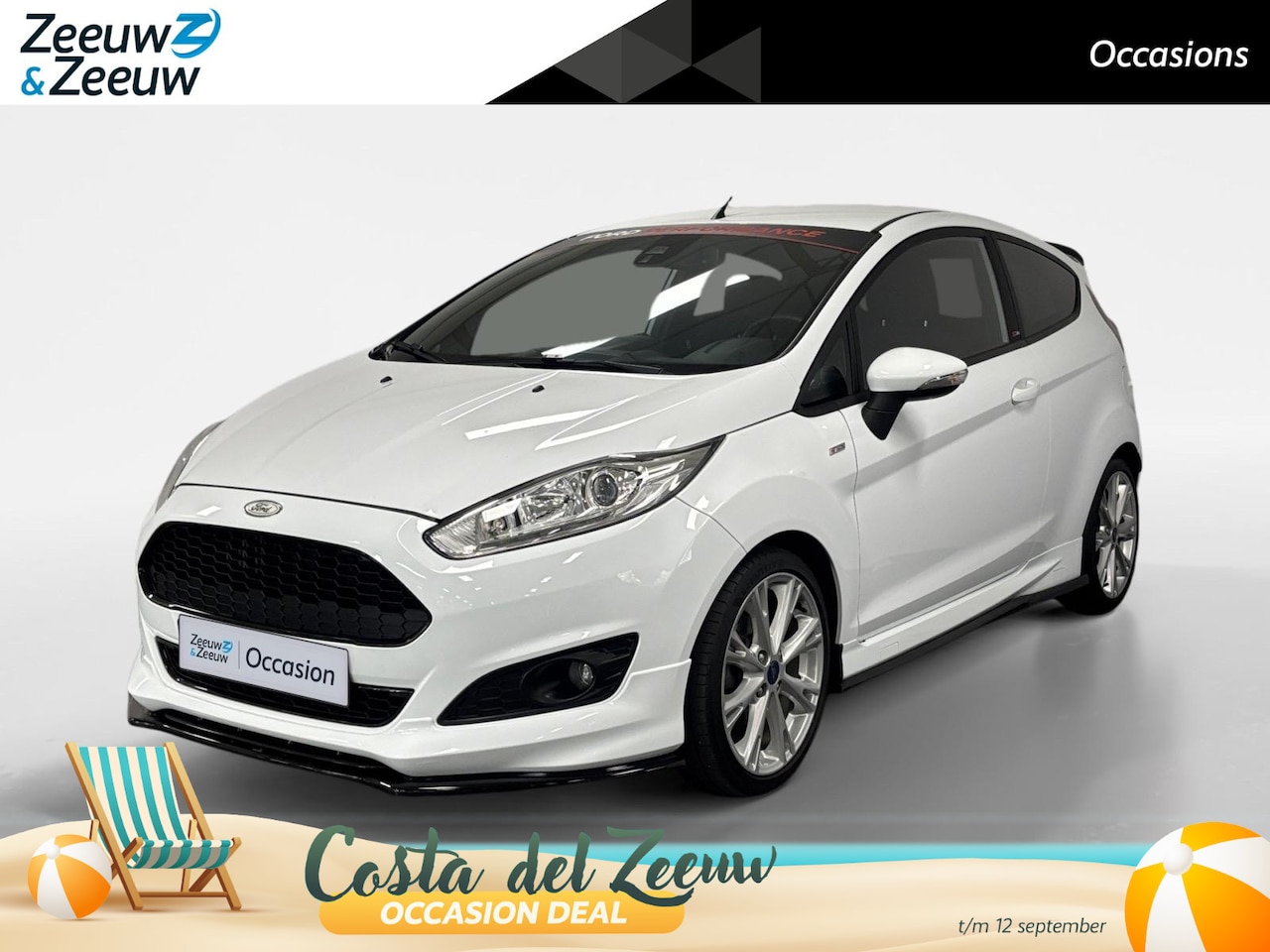 Ford Fiesta - 1.0 EcoBoost ST Line NAVI AIRCO CRUISE CONTROLE LM VELGEN SPORTPAKKET ZEER DIKKE FIESTA VO - AutoWereld.nl