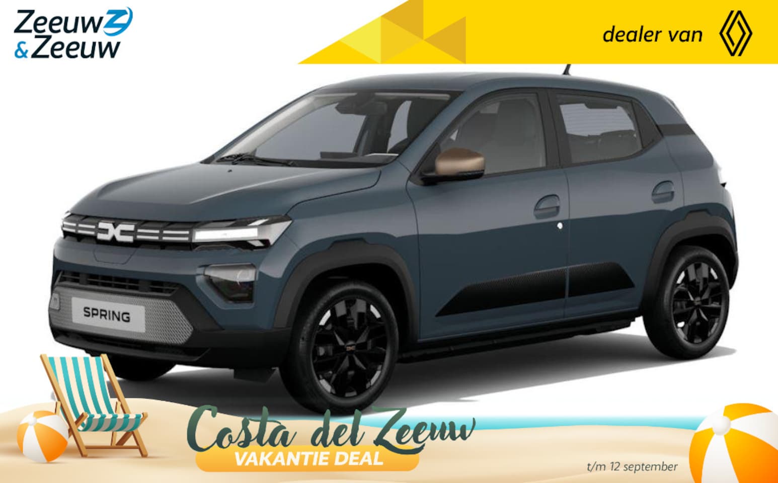Dacia Spring - Extreme 100 | Wij maken graag een Private Lease offerte op maat voor u! | - AutoWereld.nl