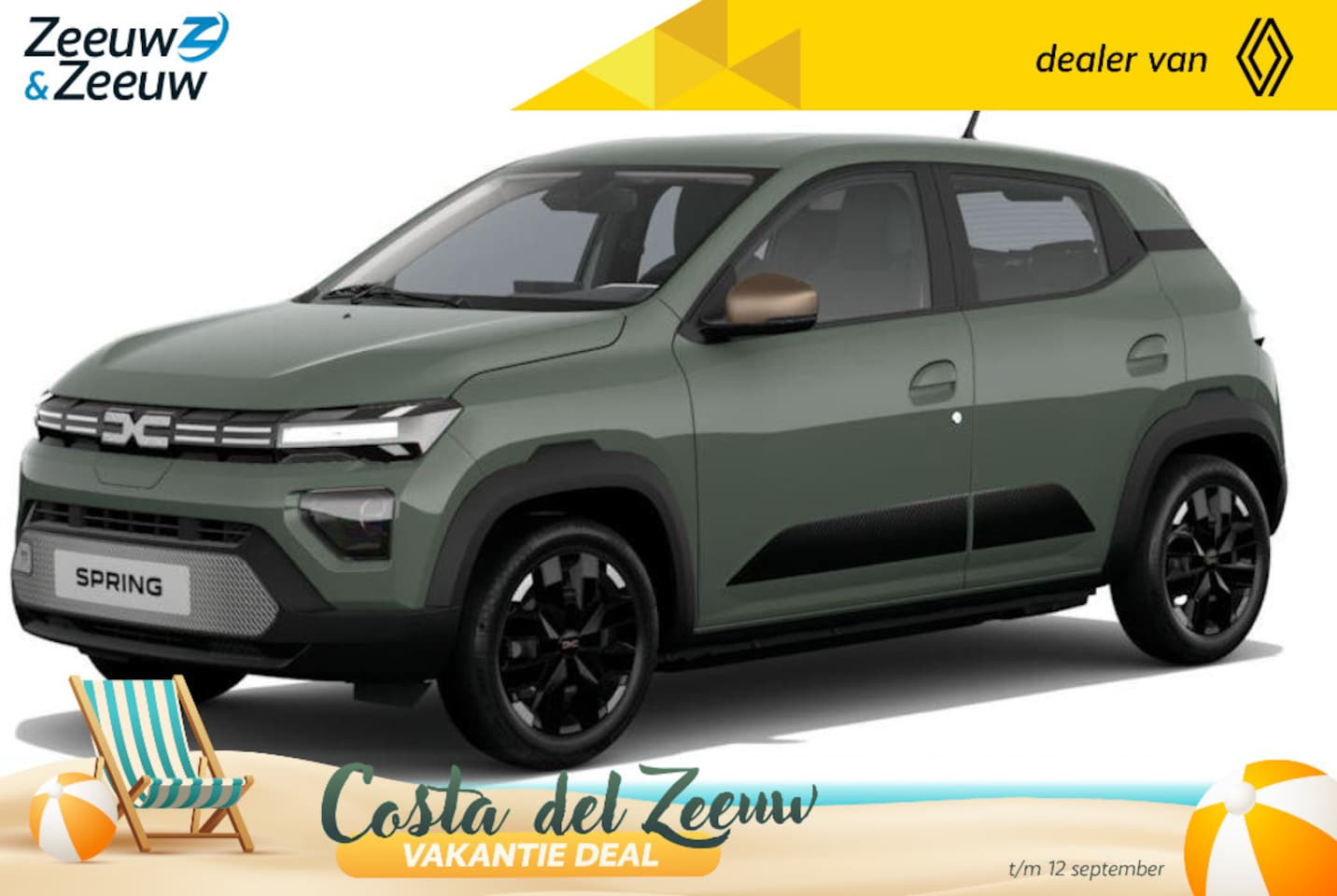 Dacia Spring - Extreme 100 | Wij maken graag een Private Lease offerte op maat voor u! | - AutoWereld.nl